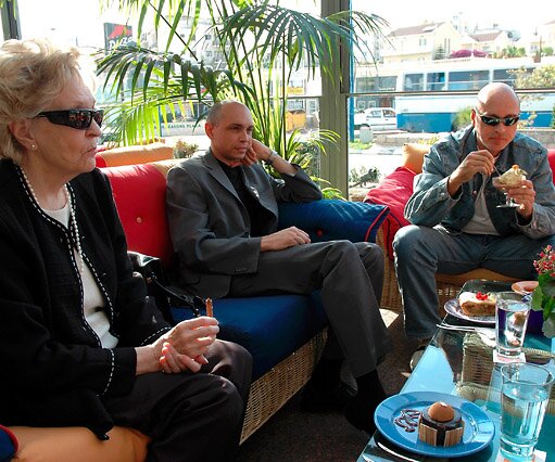 DSC_0012 Having coffe at the Four Seasons café in Limassol