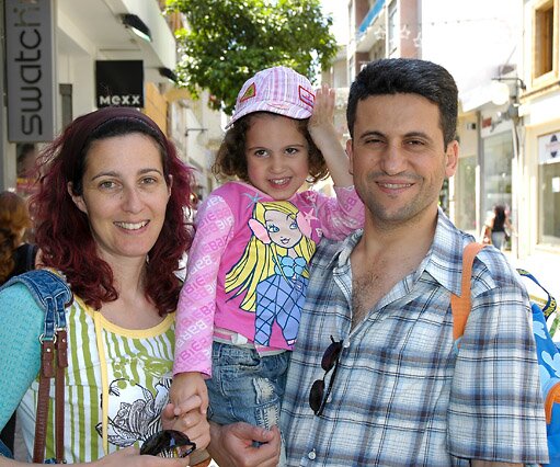 Rena Elina Yiannos Rena with her husband Yiannos and their daughter Elina