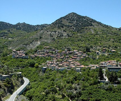 Village Village on the Troodos mountain
