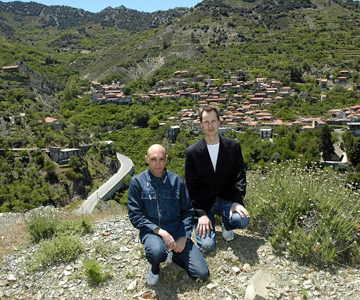 _DSC0058 Markos and Arto on the Troodos mountain