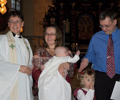 _DSC0050 In the church with the priest.