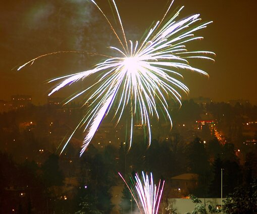 _DSC0052 Fireworks, view from the apartment. Happy New Year everybody!