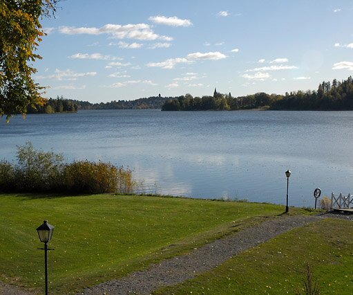 _DSC0050 View of lake Frösjön, surrounding Södertuna castle