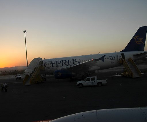 _DSC0125 A Cyprus Airways airbus at Larnaca airport