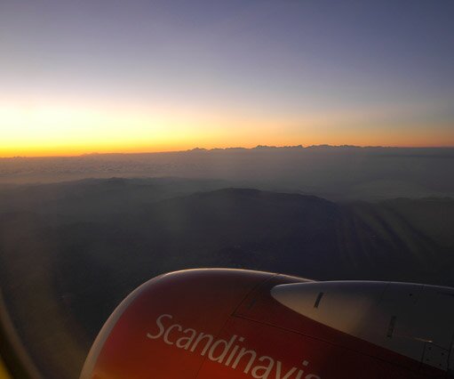 _DSC0131 Looking out on the sunset while climbing above the Troodos mountain range