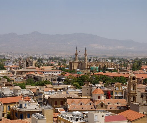 _DSC0005 View towards the north in the divided capital of Cyprus.