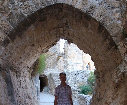 _DSC0036 Arto in the St. Hilarion castle.