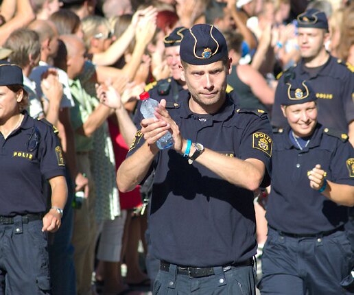 _DSC0057 Policeforce parading.