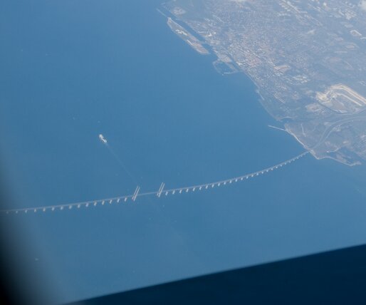 _DSC0019 The Öresund bridge between Sweden and Denmark.