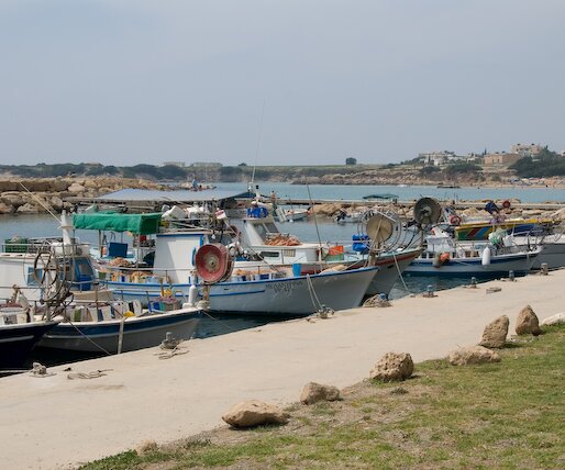 _DSC0024 The fishermen's harbor at the Coral Beach Hotel & Resort .