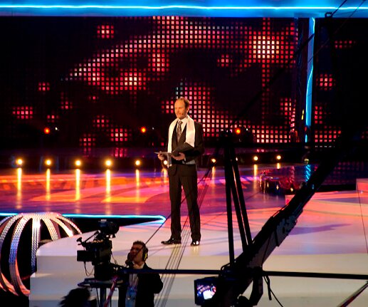 _DSC0016 Kristian Luuk, the host of Melodifestivalen 2007.