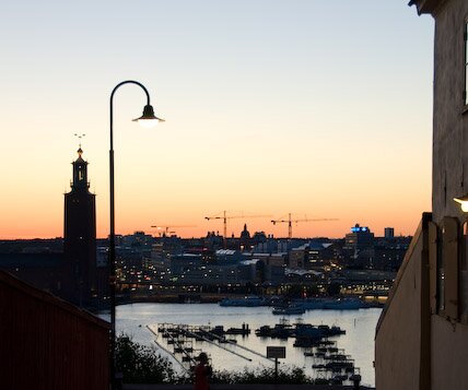 _DSC0043 Sunset in Stockholm at 22:54.