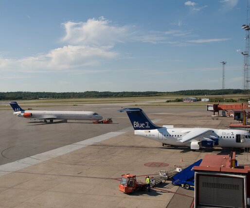_DSC0001 At Arlanda airport, view from the lounge.