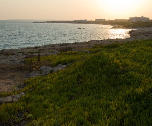 _DSC0119 View towards Ayia Napa from the sea caves area.