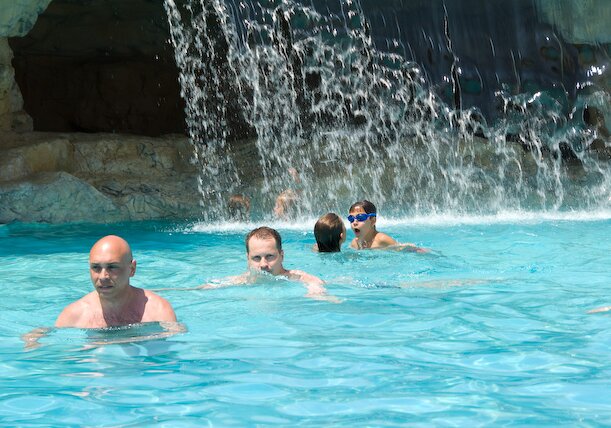 At Althea Beach Having a good time at Althea Beach.