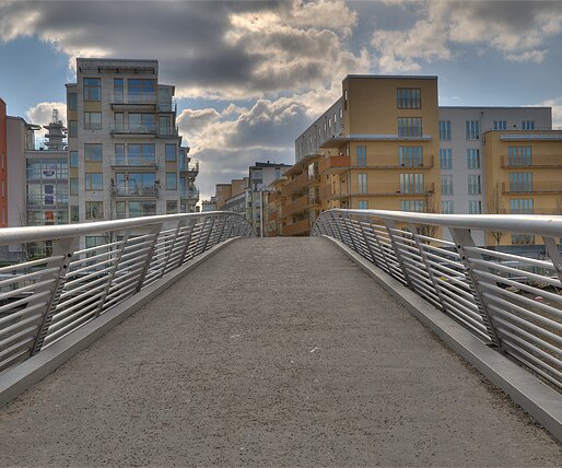 Hammarby_7 Bridge at Hammarby sjöstad.