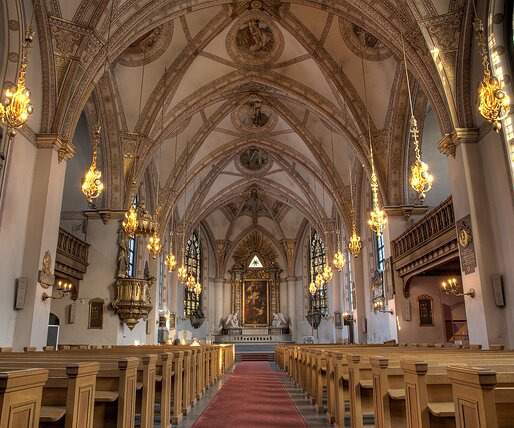 Klara_interior Interior of Klara church.