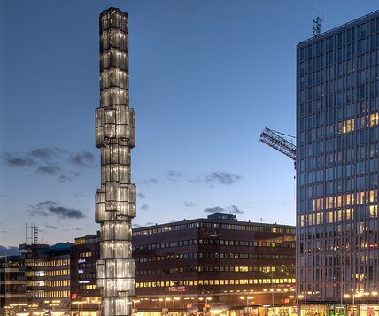 Sergelstorg_1 Sergels torg in the evening.