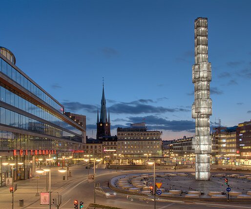 Sergelstorg_2 Sergels torg in the evening.
