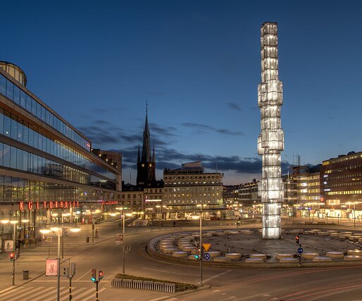 Sergelstorg_5 Sergels torg in the evening.