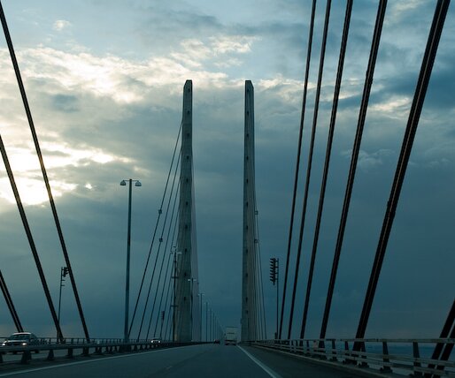 _DSC0055 On Öresundsbron, the bridge between Sweden and Denmark.