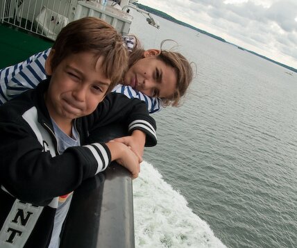 _DSC0234 Andreas and Ingrid onboard Silja Galaxy.