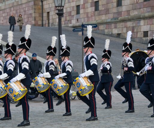 _DSC0004 Military band at the change of royal guards.
