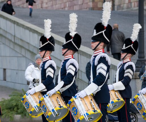 _DSC0006 Military band at the change of royal guards.