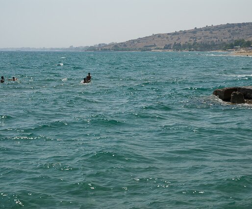 _DSC0018 The sea near Elias Beach Hotel, view towards south-west.