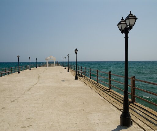 _DSC0031 The pier at Elias Beach Hotel.