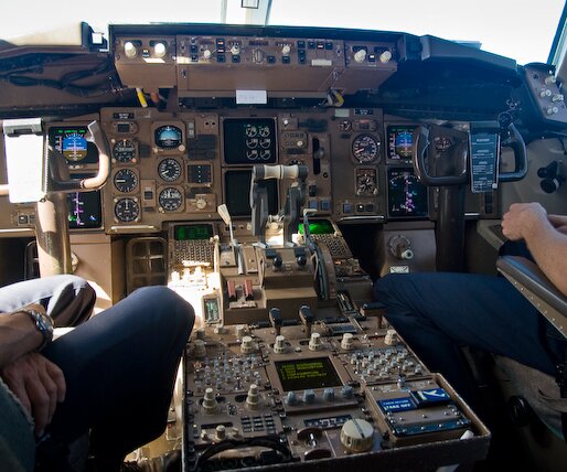_DSC0042 In the cockpit.