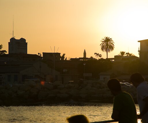 _DSC0064 View from the pier in Limassol, at sunset.
