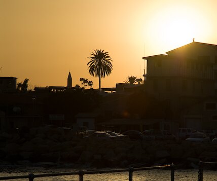_DSC0065 View from the pier in Limassol, at sunset.