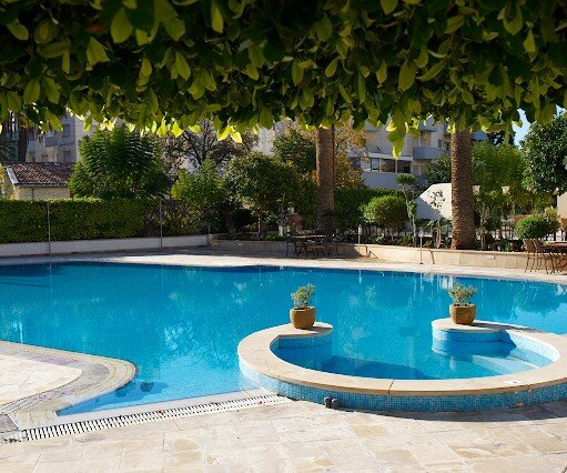 _DSC0061 View of the pool at Curium hotel.