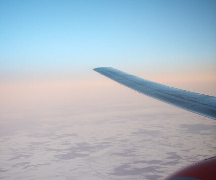 _DSC0022 Flying above winter landscapes.
