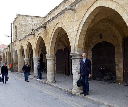 _DSC0039 Arto at Büyük Han (Great Inn), a sixteenth century caravanserai.