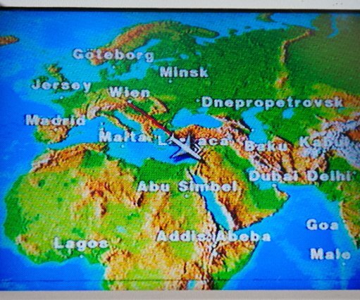 _DSC0032 The route on the monitor.