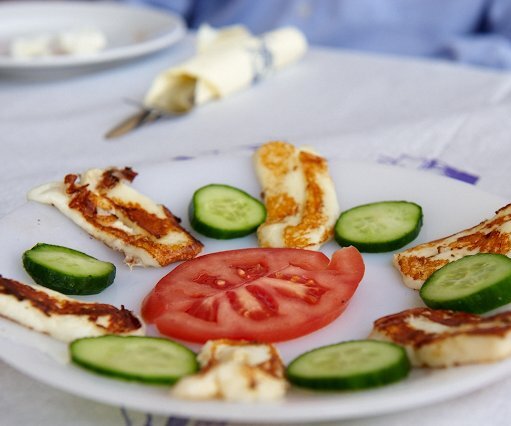 _DSC0057 Appetizer: grilled halloumi.