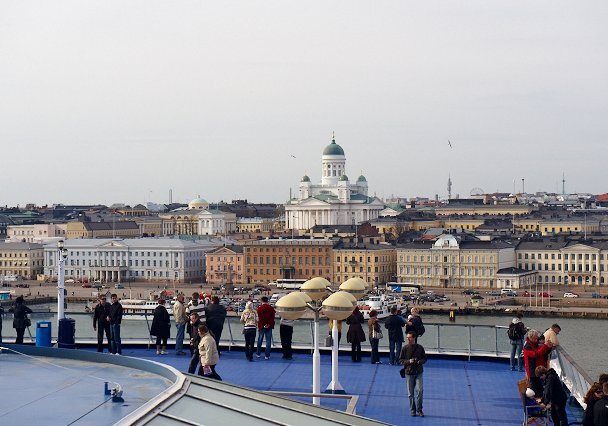 On board Silja Sypmhony On board Silja Sypmhony, going to Stockholm.
