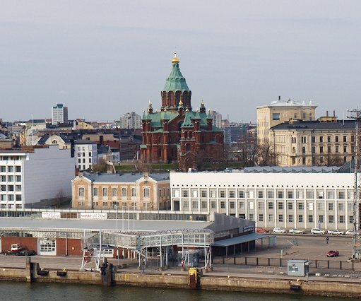 _DSC0182 Orthodox church in Helsinki, as seen from the ship.