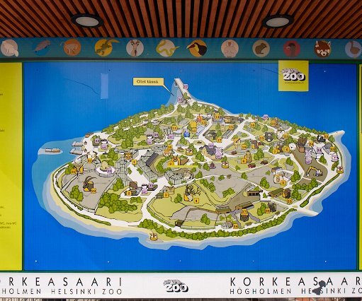 _DSC0015 Map of Helsinki zoo.