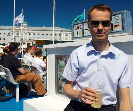 _DSC0235 Arto on the sightseeing boat.