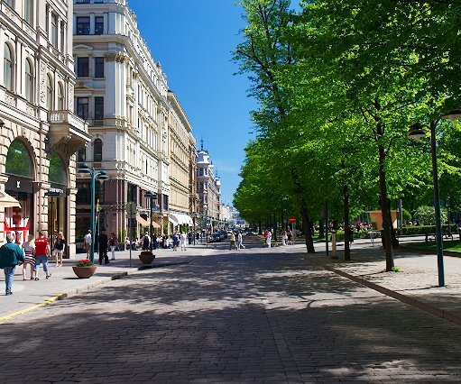 _DSC0162 Esplanadi boulevard in Helsinki.
