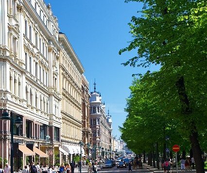 _DSC0165 Esplanadi boulevard in Helsinki.