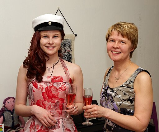 _DSC0052 Saara and her mother, celebrating Saara's graduation from high school-