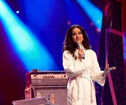 _DSC0012 The hostess of the event Petra Mede.