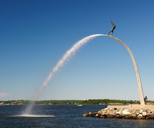 _DSC0010 The sculpture by Carl Milles at Nacka Strand.