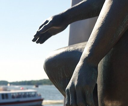 _DSC0037 Detail of the sculpture by Carl Milles at Nacka Strand.