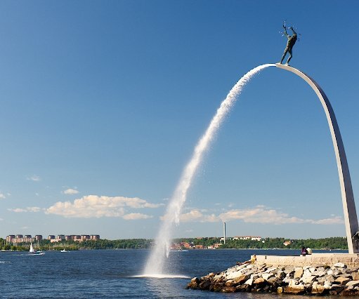 _DSC0050 The sculpture by Carl Milles at Nacka Strand.