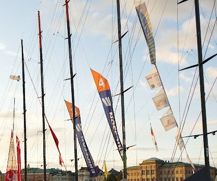 _DSC0103 Ships from the Volvo Ocean Race at Skeppsbron.